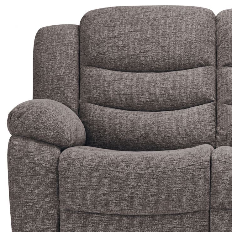Grayson 2 Seater Electric Recliner Sofa Charcoal Fabric