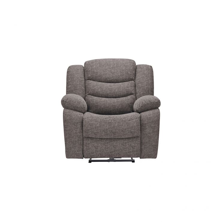 Grayson Electric Recliner Armchair Charcoal fabric