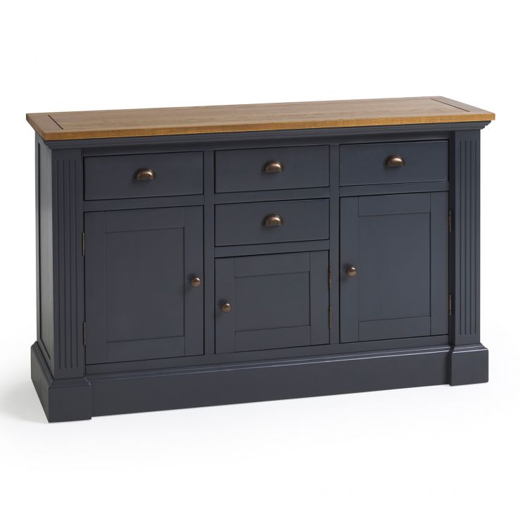 Highgate Blue Sideboard Oak Furnitureland