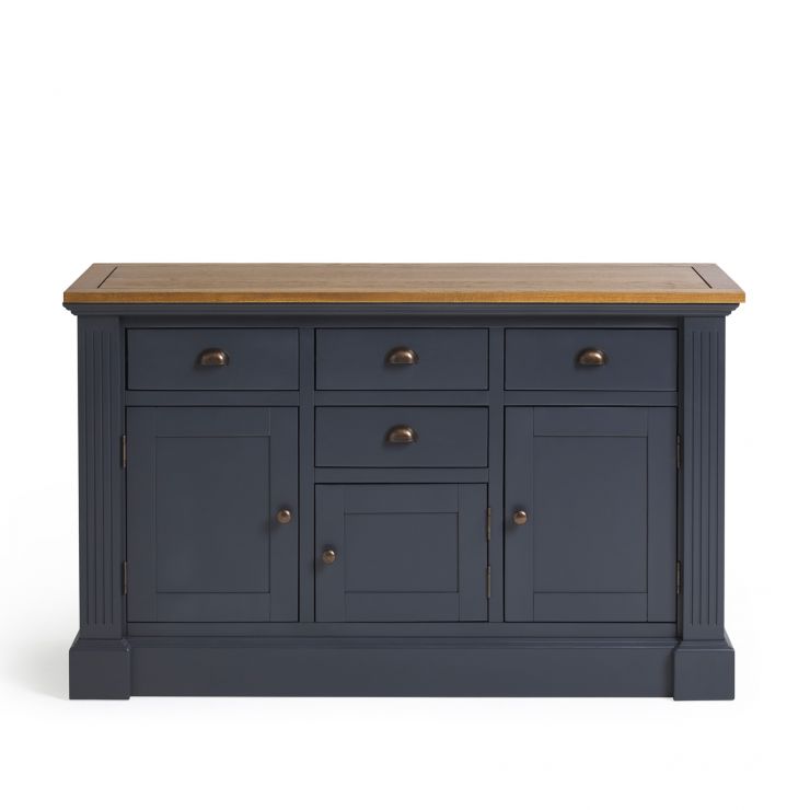 Highgate Blue Sideboard Oak Furnitureland