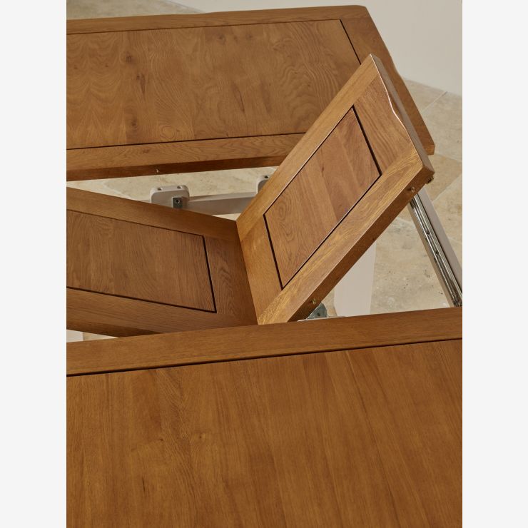 Cream and Oak Table and Chairs Oak Furnitureland