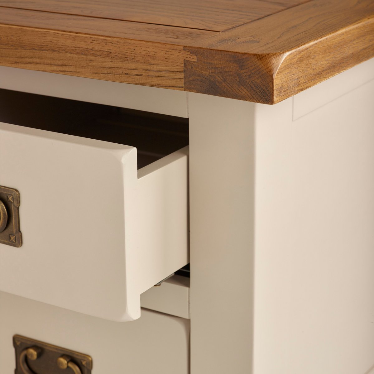 Kemble Chest of Drawers in Rustic Solid Oak Oak Furniture Land