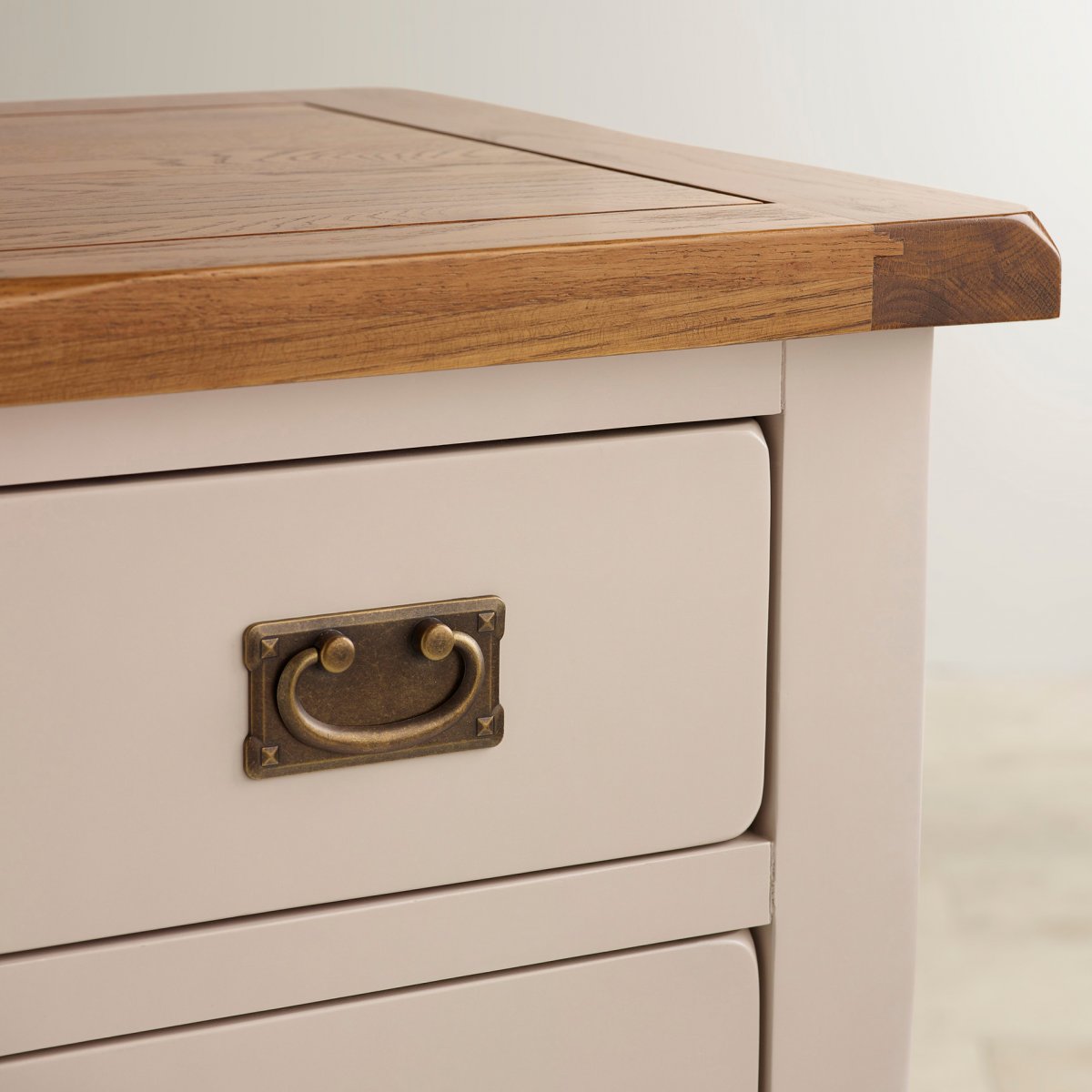 Kemble Chest of Drawers in Rustic Solid Oak Oak Furniture Land