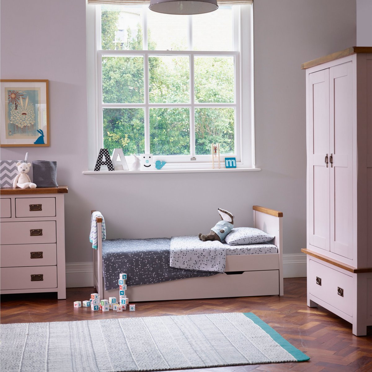 Kemble Chest of Drawers in Rustic Solid Oak Oak Furniture Land