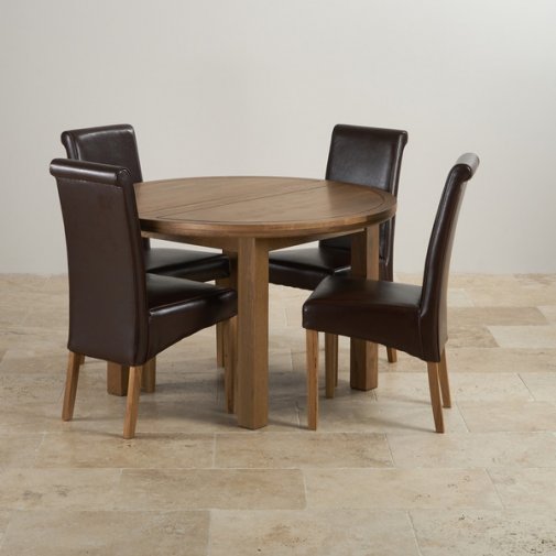 French Oak Dining Set 6ft Table with 2 Benches & Stools