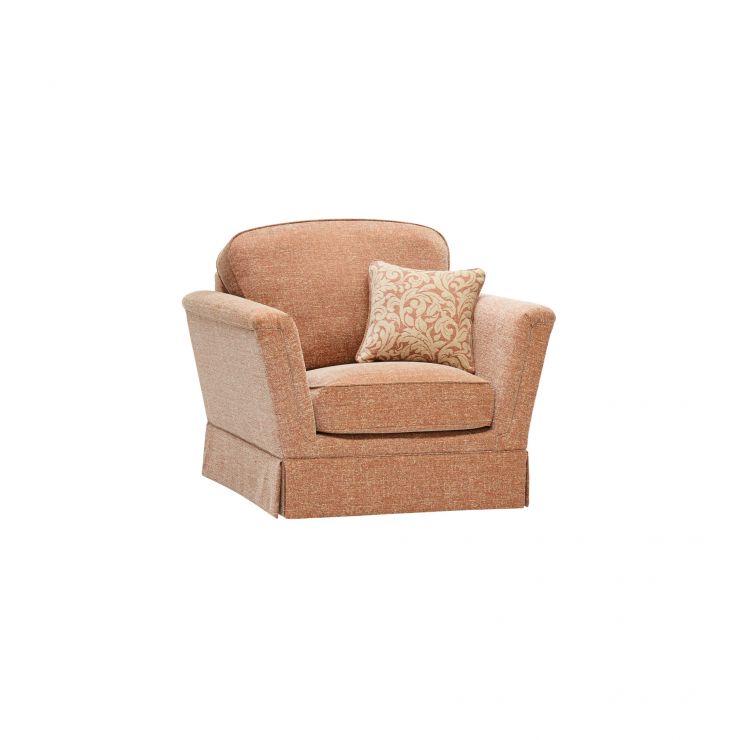 Cosy Fabric Armchair Lanesborough Range Oak Furniture Land