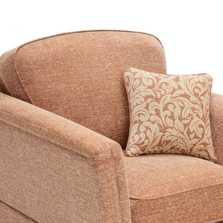 Cosy Fabric Armchair Lanesborough Range Oak Furniture Land
