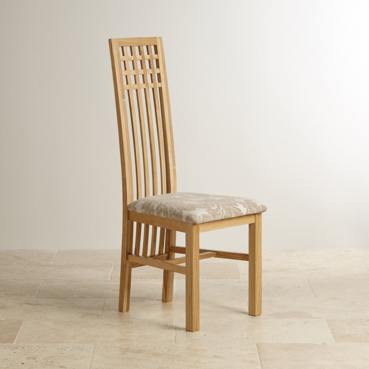 Oak Fabric Dining Chairs Images