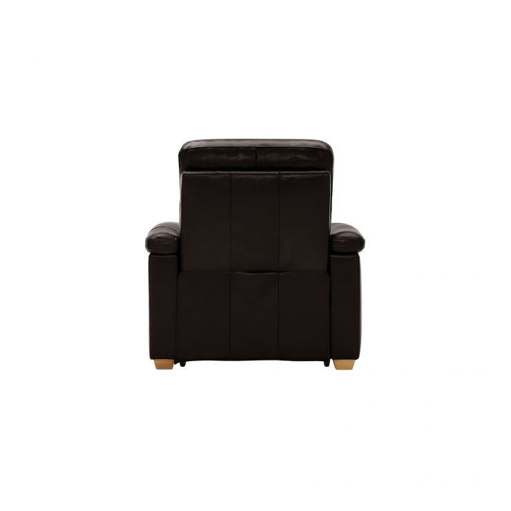 Malmo Armchair with Electric Recliner in Dark Brown Leather