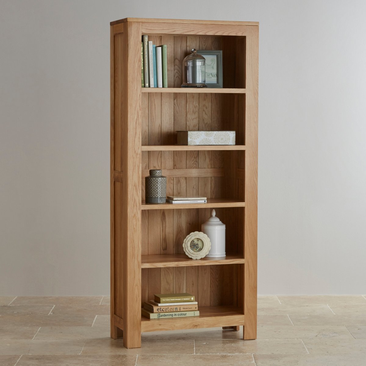Oakdale Solid Hardwood Tall Bookcase