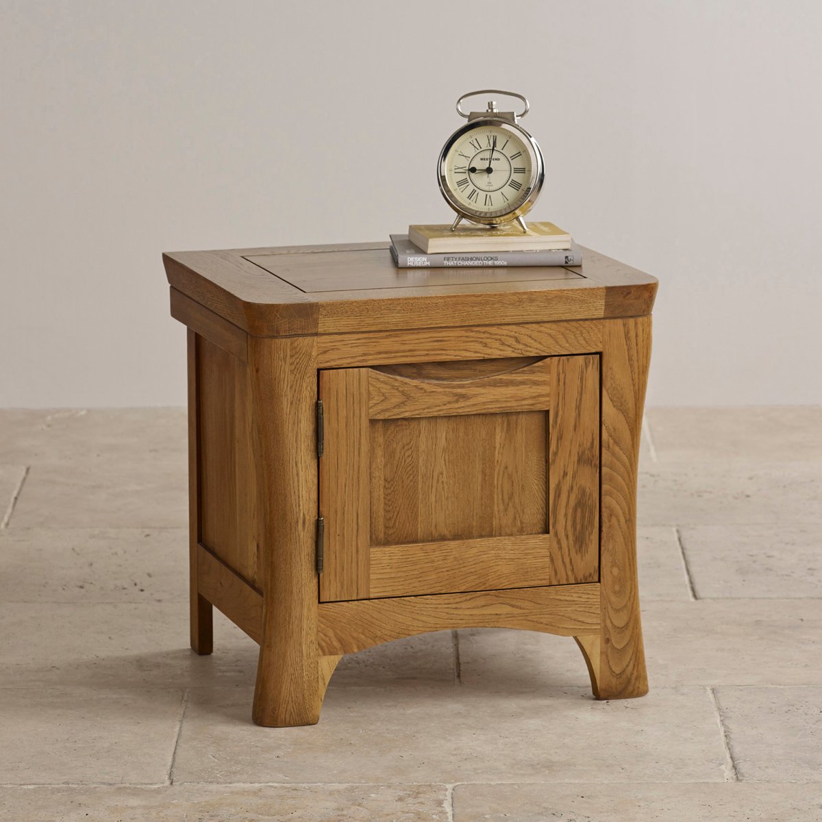 Orrick 1 Door Bedside Rustic Solid Oak