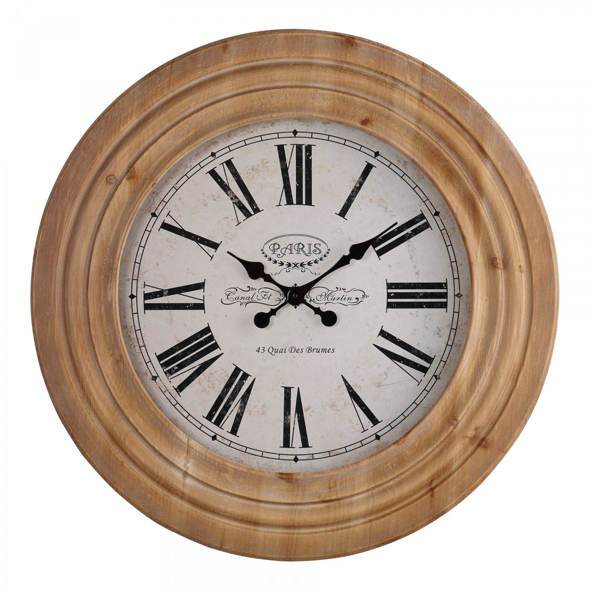 Paris Wall Clock Accessories Oak Furniture Land