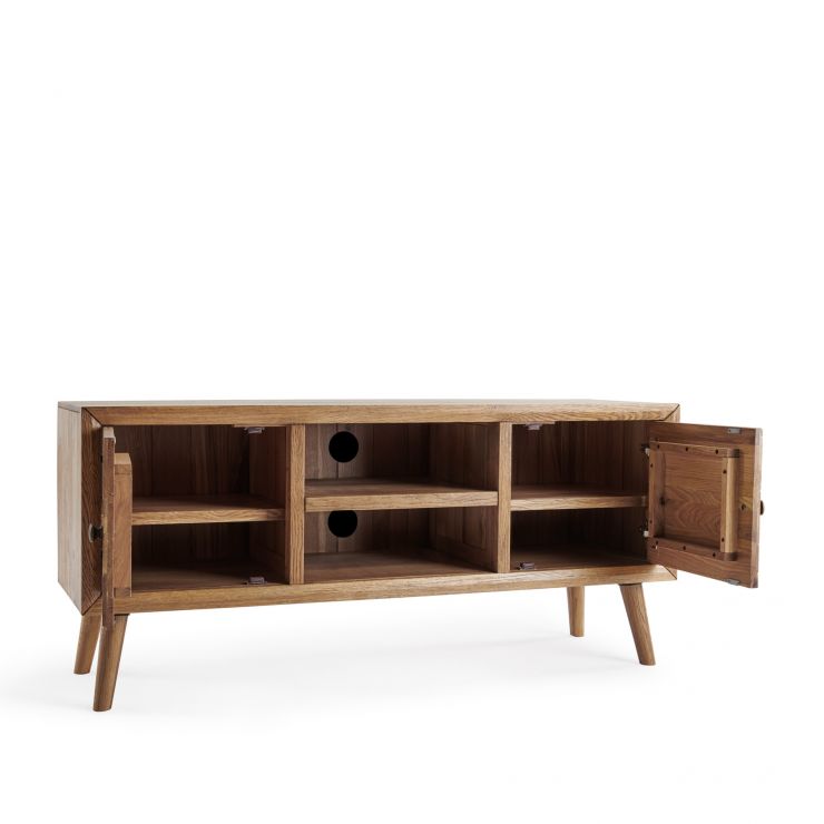 Parquet Mid Century TV Unit Oak Furnitureland