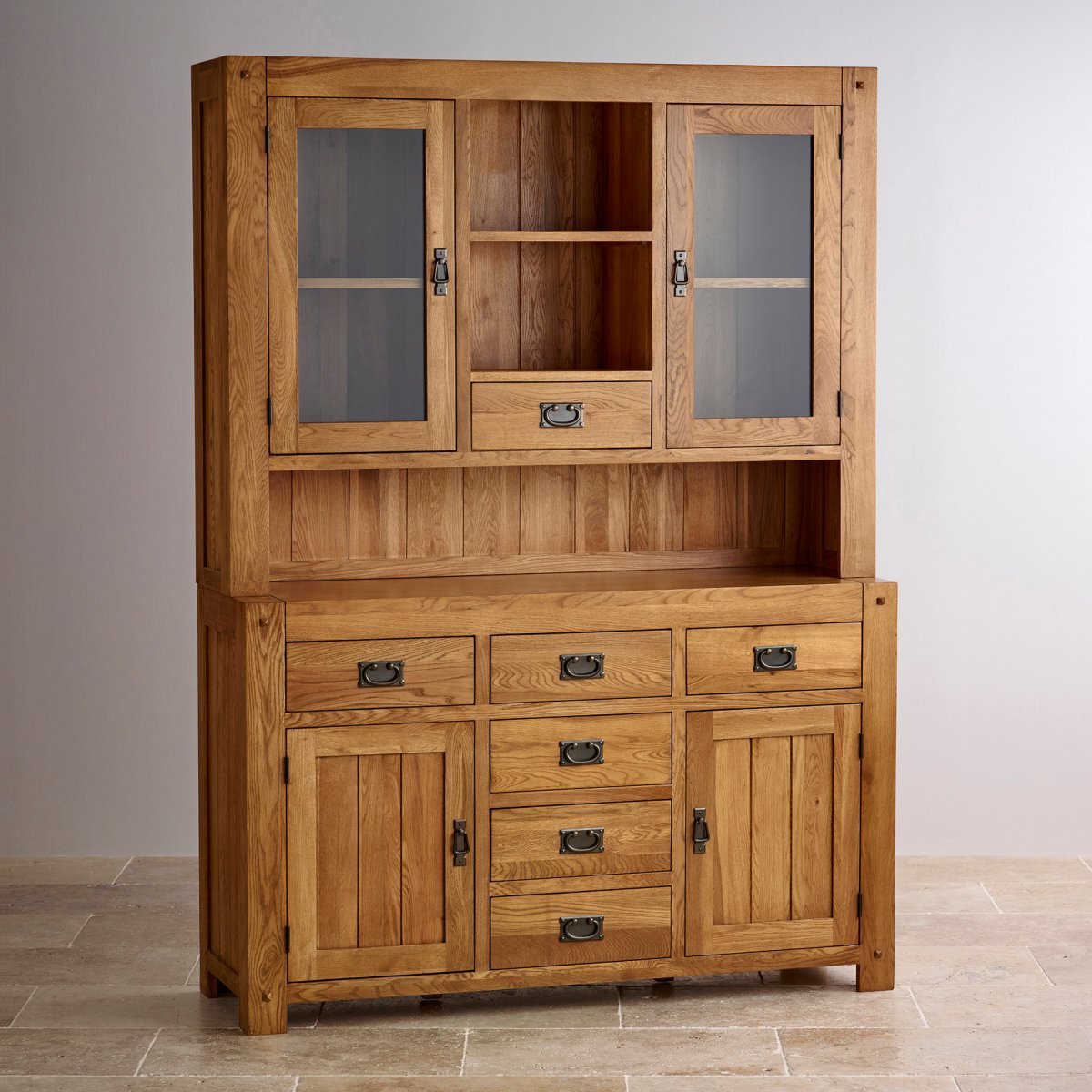 Quercus Large Dresser Rustic Oak Oak Furniture Land