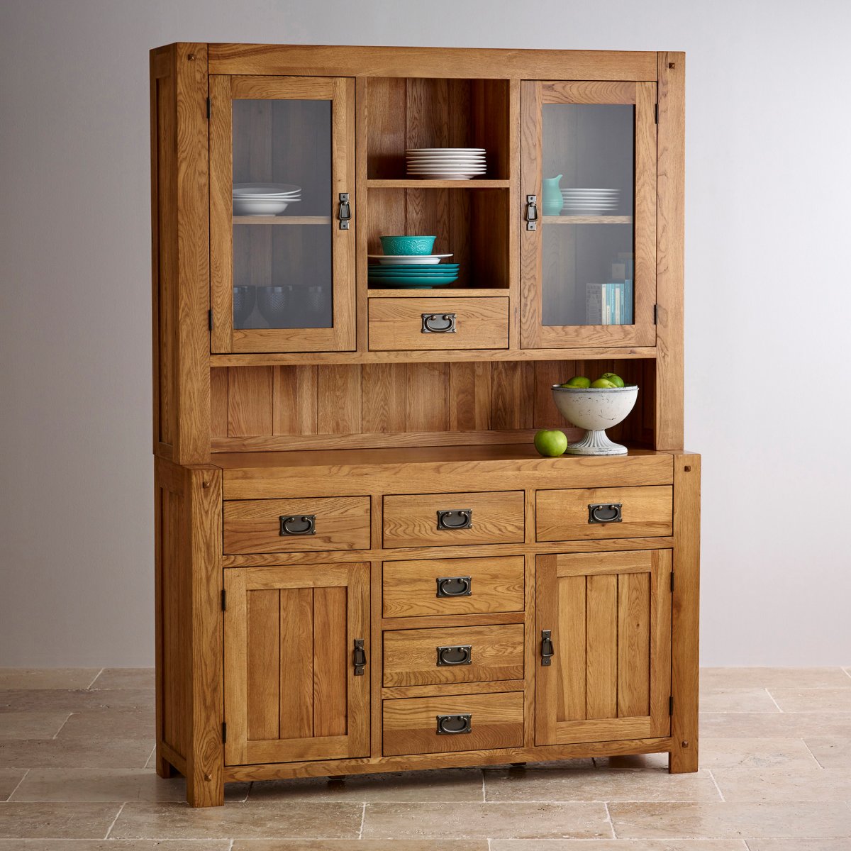 Quercus Large Dresser Rustic Oak Oak Furniture Land