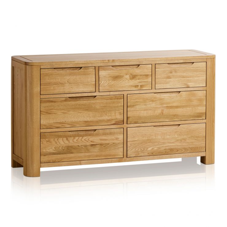 Romsey 3+4 Chest of Drawers Oak Furniture Land