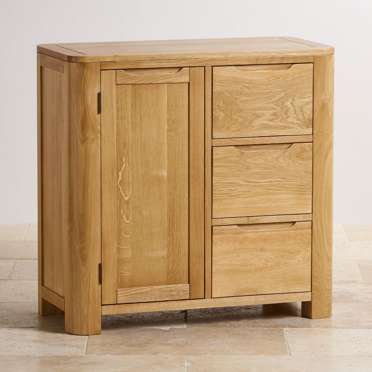 Romsey Storage in Natural Solid Oak Oak Furniture Land
