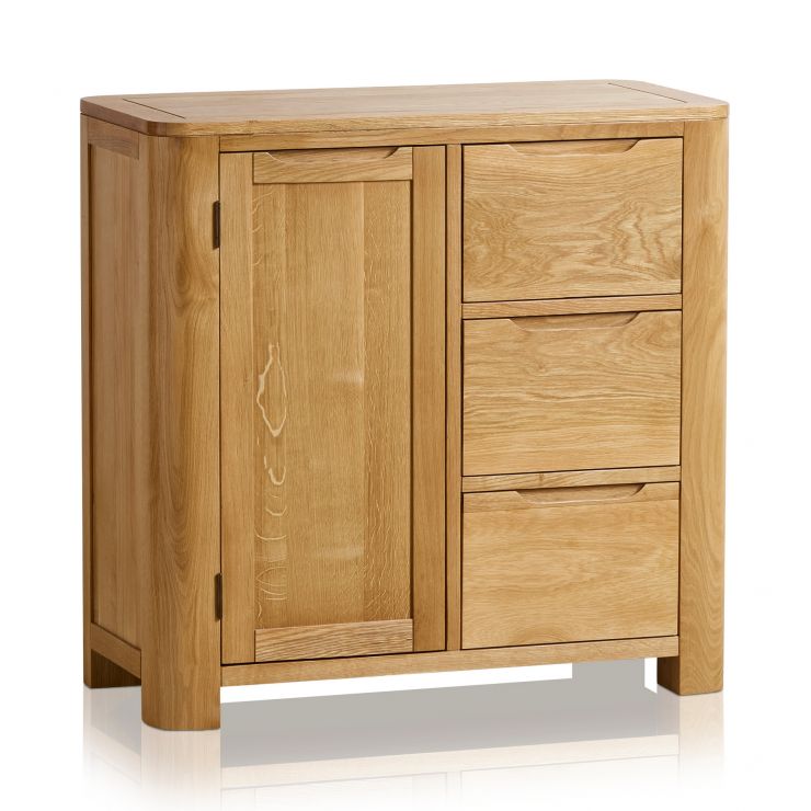 Romsey Storage in Natural Solid Oak Oak Furniture Land