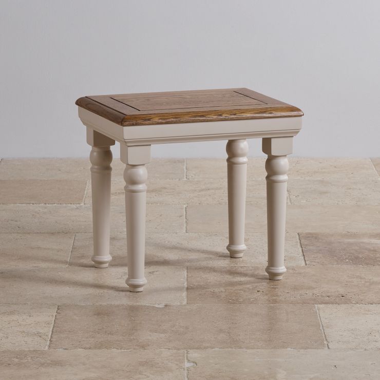 Shay Dressing Table Stool Painted Hardwood Oak Furniture Land