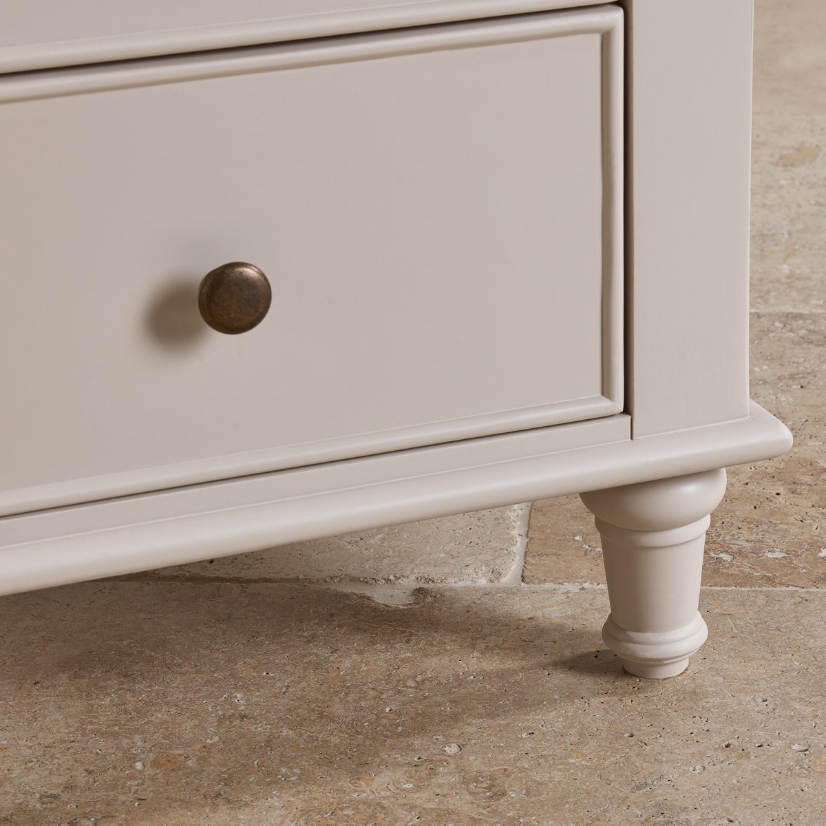 Shay Tallboy Rustic Oak & Painted Hardwood Oak Furniture Land