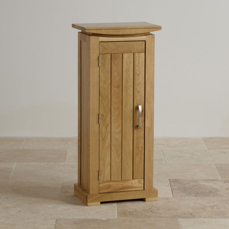 Tokyo Natural Solid Oak CD Storage Unit Living Room Furniture