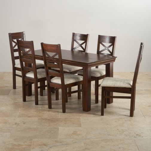 Victoria Nest of Tables in Solid Hardwood Oak Furniture Land