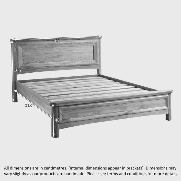 Wiltshire KingSize Bed in Natural Solid Oak Oak Furniture Land
