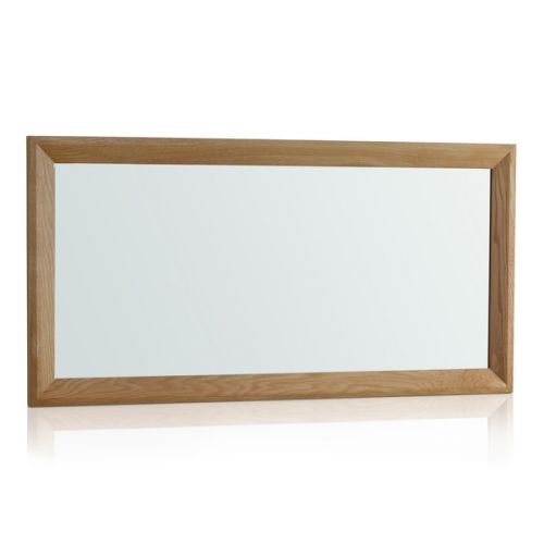 Bevel KingSize Bed in Natural Solid Oak Oak Furniture Land