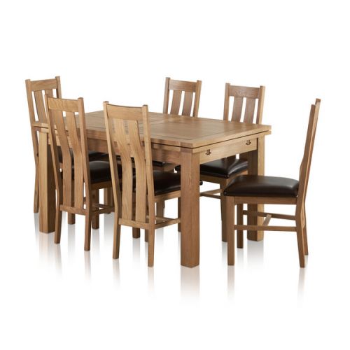 Oak Dining Sets Dining Table and Chairs Oak Furnitureland
