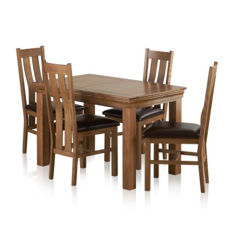 Oak Dining Sets Dining Table and Chairs Oak Furnitureland